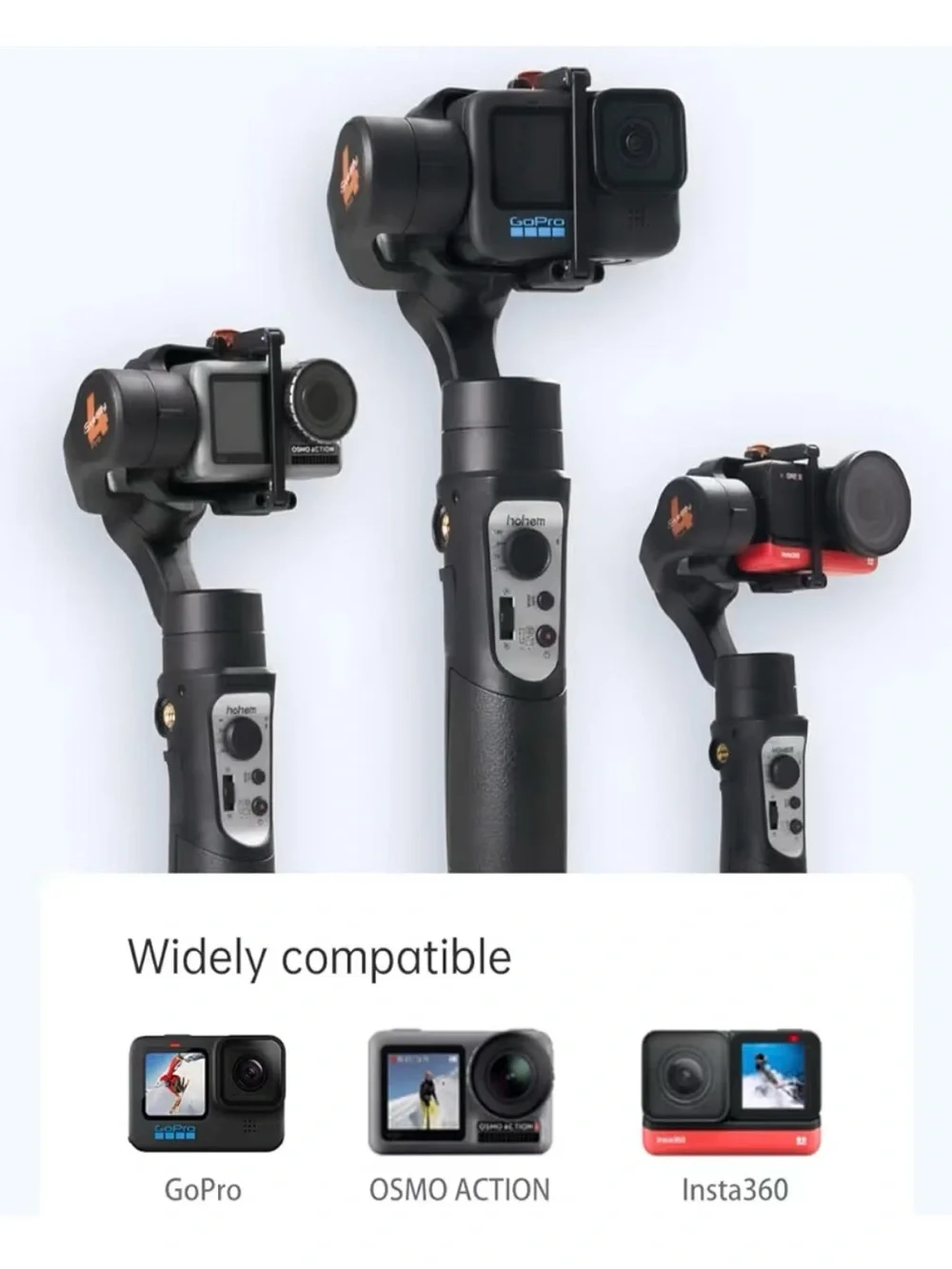 Hohem iSteady Action Camera Gimbal Stabilizer - Black